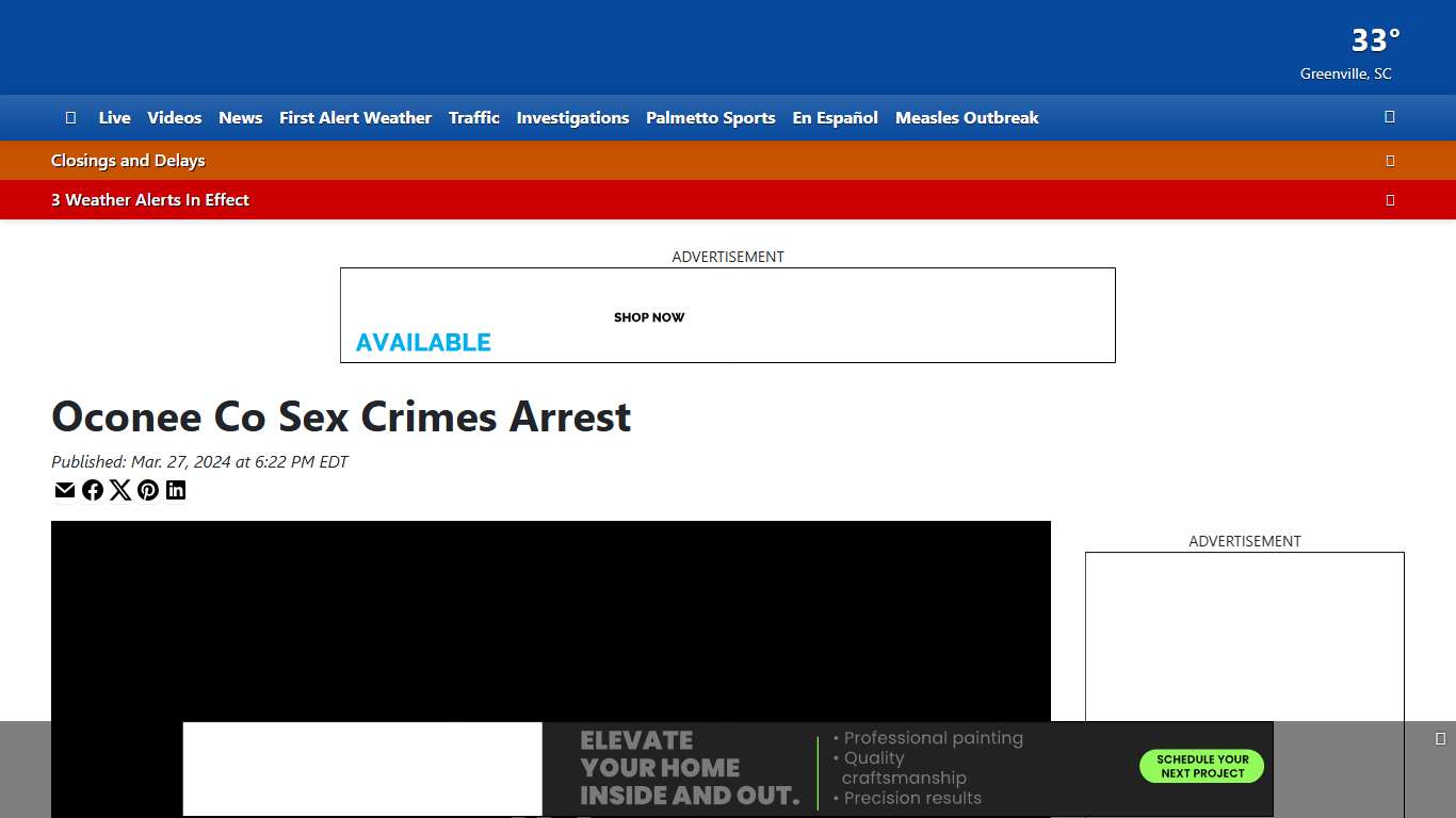 Oconee Co Sex Crimes Arrest